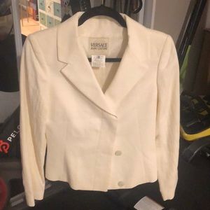 Versace jacket and skirt